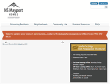 Tablet Screenshot of nsmayporthomes.com